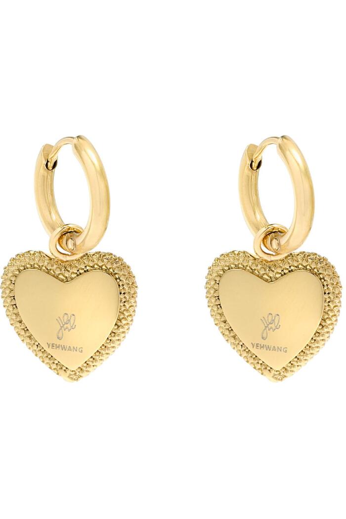 Ohrringe Heart with Vision Gold Metall Bild3